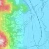 Mappa topografica Limiti di Greccio, altitudine, rilievo