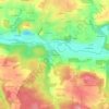 Mappa topografica Lann Gannec, altitudine, rilievo