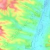Mappa topografica Saintes, altitudine, rilievo