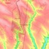 Mappa topografica Вендичани, altitudine, rilievo