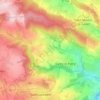 Mappa topografica Le Carcanet, altitudine, rilievo