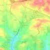 Mappa topografica Vale de Paraiso, altitudine, rilievo