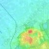 Mappa topografica Meulunteren, altitudine, rilievo