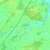 Mappa topografica Dreeke, altitudine, rilievo