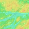 Mappa topografica Dollars Lake, altitudine, rilievo