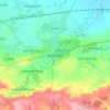 Mappa topografica Wantage, altitudine, rilievo