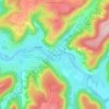 Mappa topografica A la Ville Haute, altitudine, rilievo