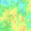 Mappa topografica Kervéranton, altitudine, rilievo