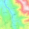 Mappa topografica El Tablón de Gómez, altitudine, rilievo