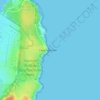 Mappa topografica Cape Solander, altitudine, rilievo
