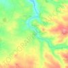 Mappa topografica el Cogul, altitudine, rilievo