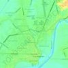 Mappa topografica Balzain West, altitudine, rilievo