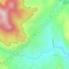 Mappa topografica Duit, altitudine, rilievo