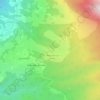 Mappa topografica Col Indes, altitudine, rilievo