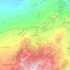 Mappa topografica Hoyo del Barrio, altitudine, rilievo