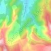 Mappa topografica Grotte des Infernets, altitudine, rilievo