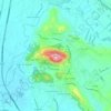 Mappa topografica Monte, altitudine, rilievo