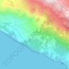 Mappa topografica Ribeira do Nabo, altitudine, rilievo