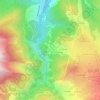 Mappa topografica Le Collet d'en Bas, altitudine, rilievo