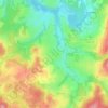 Mappa topografica La Régeasse, altitudine, rilievo