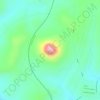 Mappa topografica Morro Pelado, altitudine, rilievo