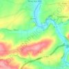Mappa topografica La Furetière, altitudine, rilievo