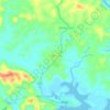 Mappa topografica Calongay, altitudine, rilievo