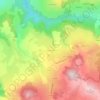 Mappa topografica Courmarcès, altitudine, rilievo