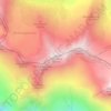 Mappa topografica Vogelberg, altitudine, rilievo