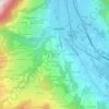Mappa topografica Les Raccards, altitudine, rilievo