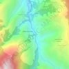 Mappa topografica Yolosa, altitudine, rilievo
