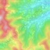 Mappa topografica Les Bussières, altitudine, rilievo