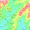 Mappa topografica Senhora da Aparecida, altitudine, rilievo
