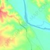 Mappa topografica Balcones, altitudine, rilievo