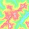 Mappa topografica Ralan, altitudine, rilievo