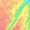 Mappa topografica La Hêtraie, altitudine, rilievo