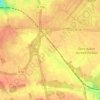 Mappa topografica Le Coudray, altitudine, rilievo