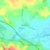 Mappa topografica Hill Ridware, altitudine, rilievo