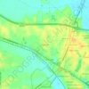 Mappa topografica Edgemont, altitudine, rilievo