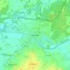 Mappa topografica Herzlake, altitudine, rilievo