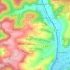 Mappa topografica Seelach, altitudine, rilievo