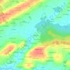 Mappa topografica La Gerbaudais, altitudine, rilievo
