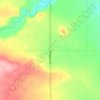 Mappa topografica Twin Butte, altitudine, rilievo