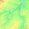 Mappa topografica Pineau, altitudine, rilievo