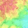 Mappa topografica Klein Luckow, altitudine, rilievo