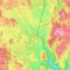 Mappa topografica La Peyrade, altitudine, rilievo