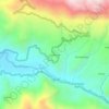Mappa topografica Llanduma, altitudine, rilievo