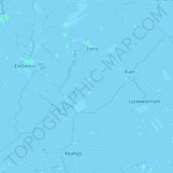 Mappa topografica Meilahuizen, altitudine, rilievo