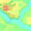 Mappa topografica Бельское-Устье, altitudine, rilievo