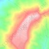 Mappa topografica Monte Narbone, altitudine, rilievo